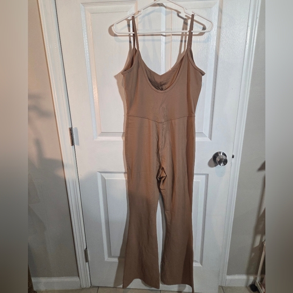 JoyLab Flare Long Bodysuit Slim Fit Light Brown - Picture 4 of 8